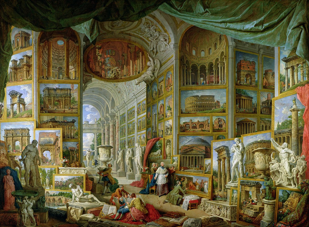 Galeria de vistas da Roma Antiga de Giovanni Paolo Pannini