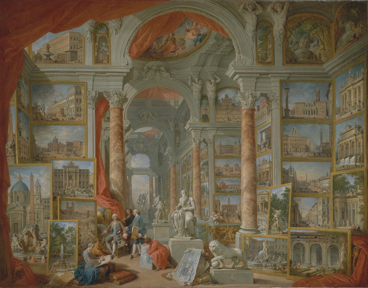 Roma moderna de Giovanni Paolo Pannini
