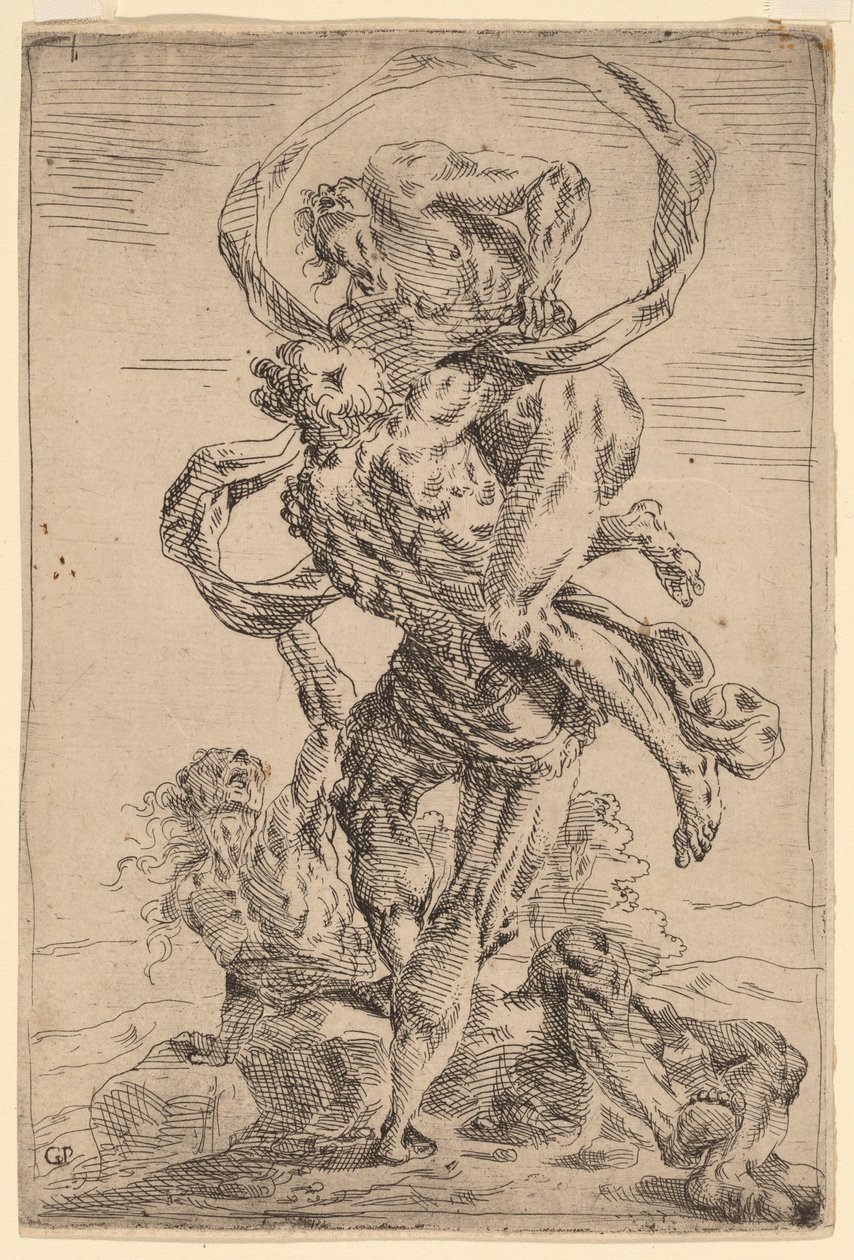 Hércules e Anteu de Giovanni Pietro Possenti