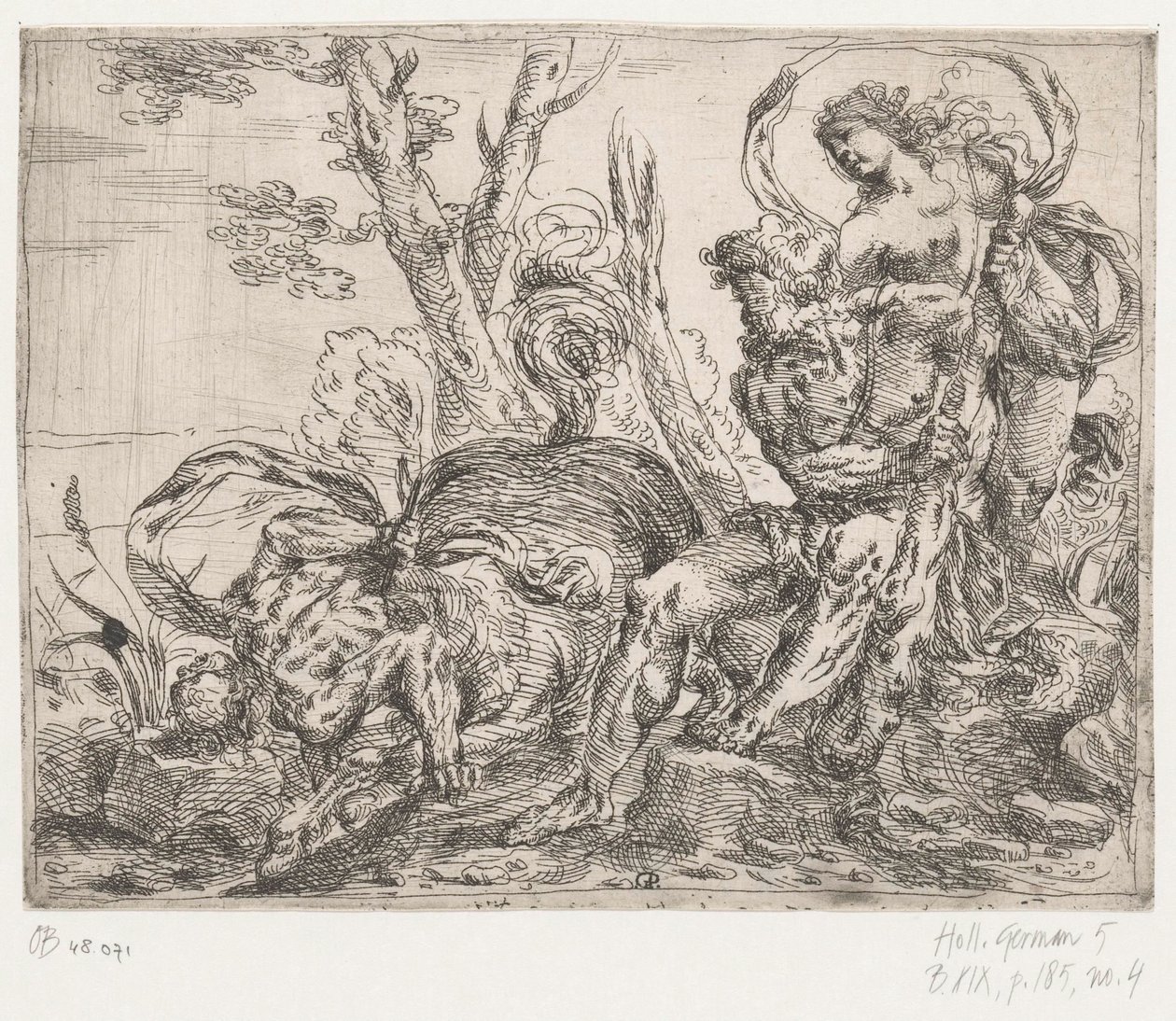 Hércules mata o centauro Nessus de Giovanni Pietro Possenti