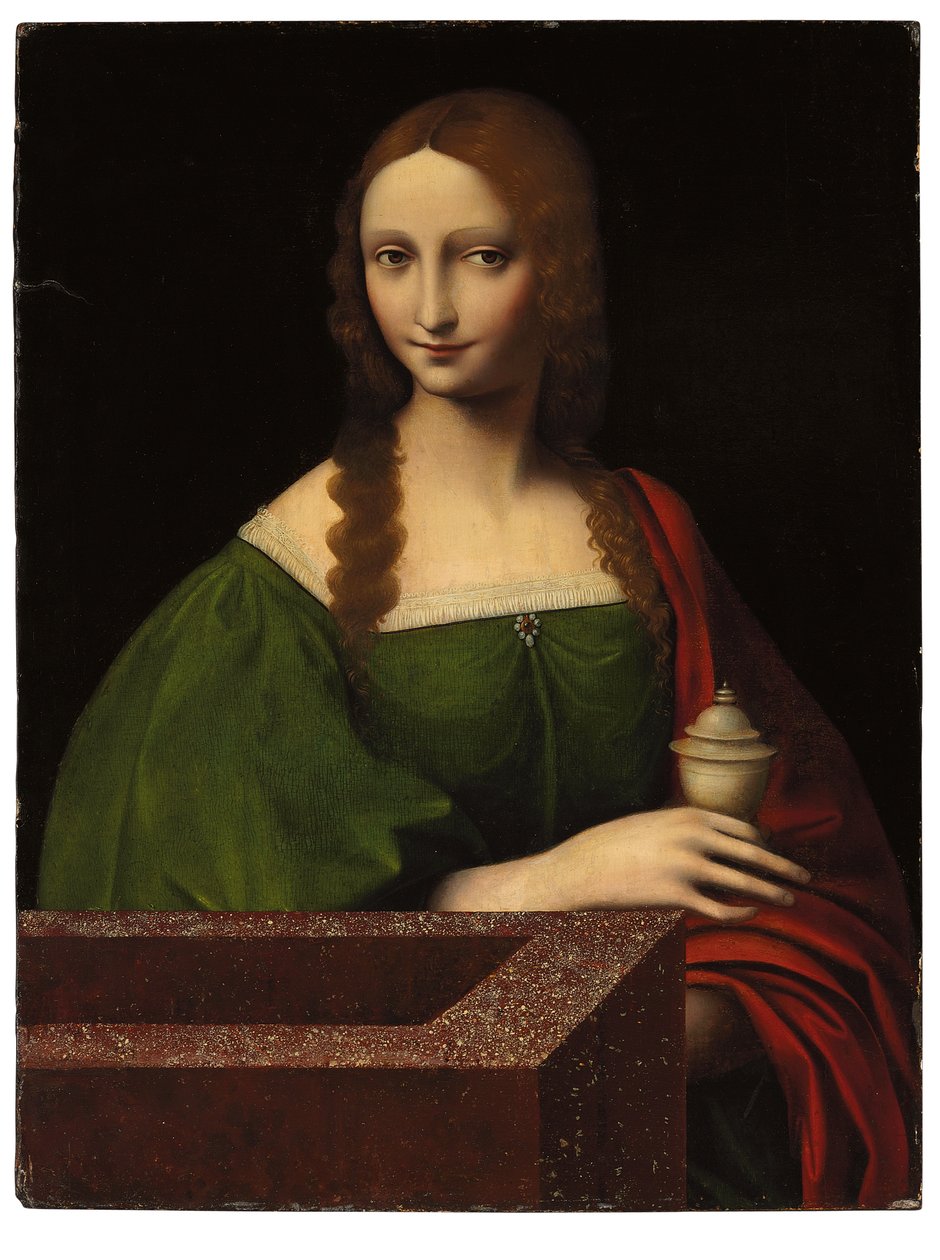 Maria Madalena (óleo no painel) de Giovanni Pietro Rizzoli Giampietrino