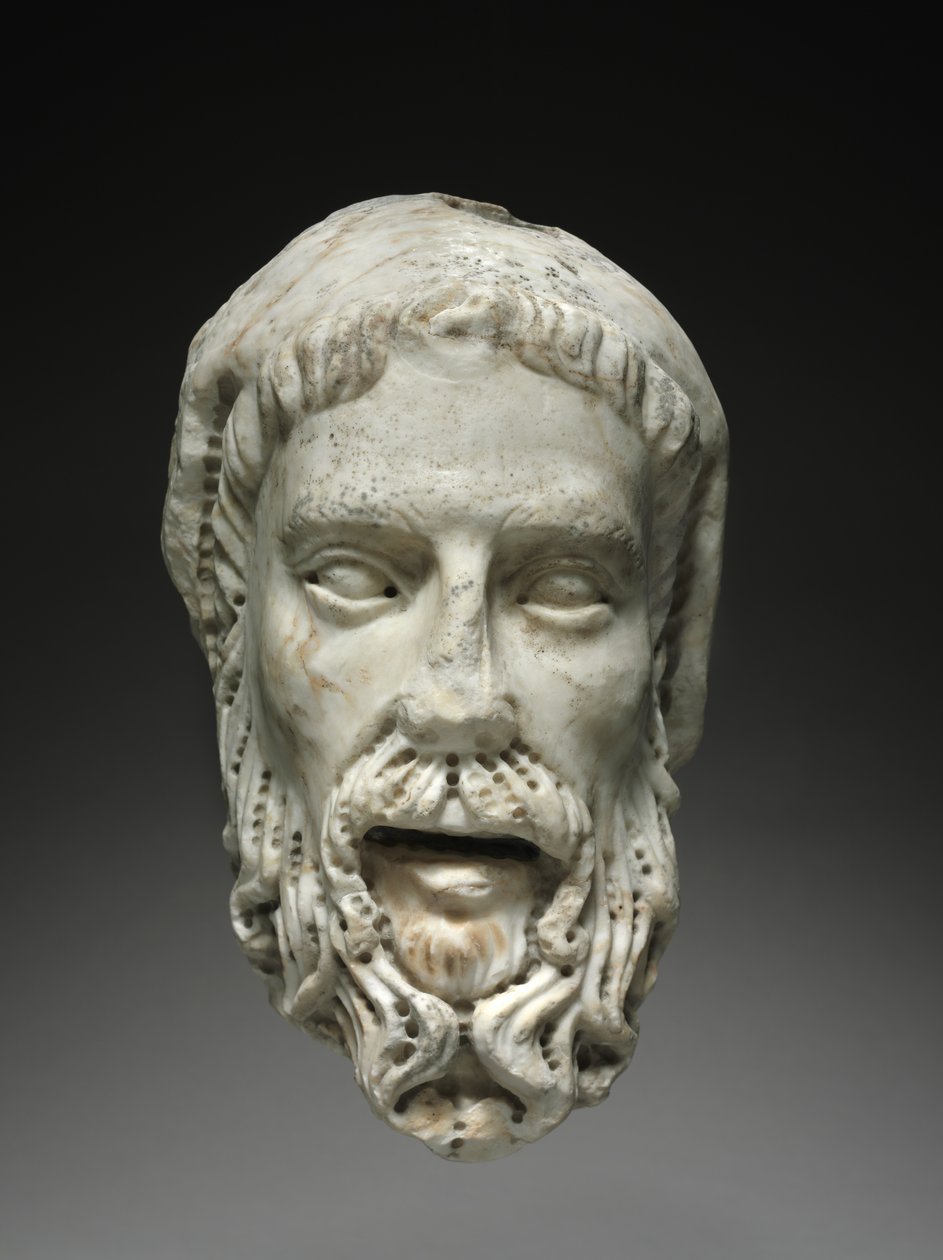 Chefe de um Profeta, c.1300-1325 de Giovanni Pisano