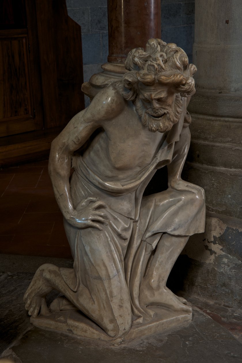 O púlpito na Igreja de Sant