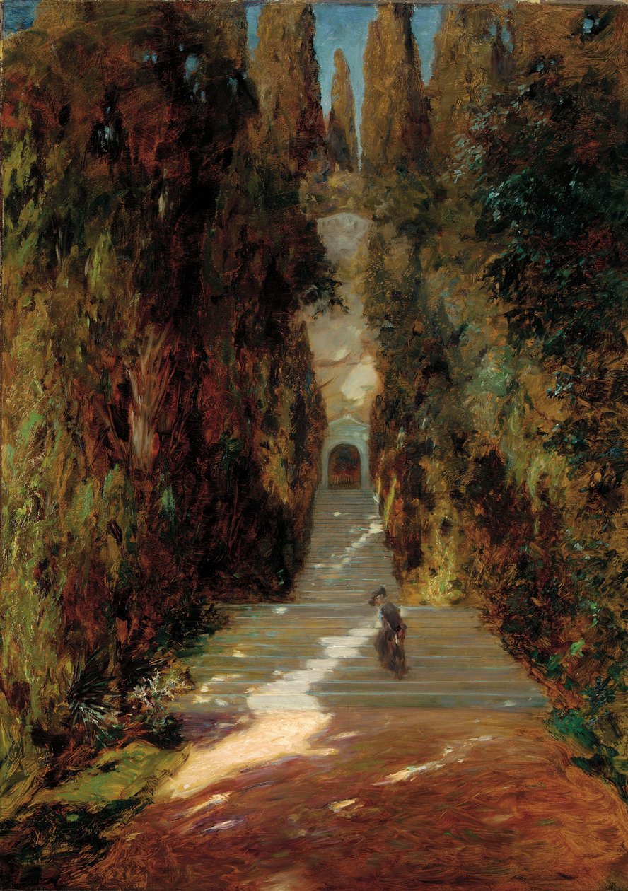 Na primeira missa ", 1885 de Giovanni Segantini