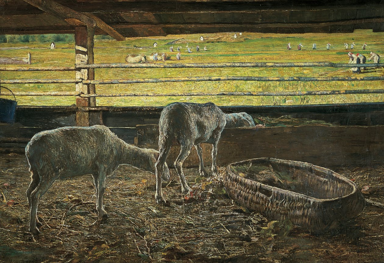 Contraste de luz de Giovanni Segantini