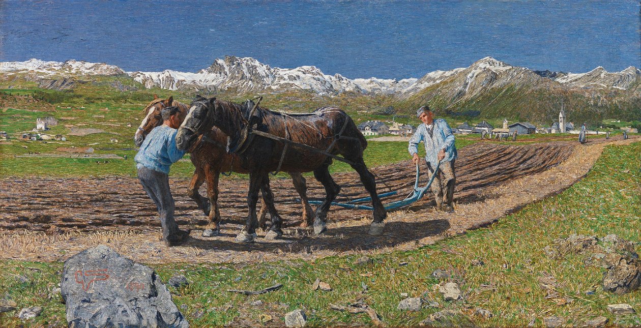 A lavoura de Giovanni Segantini