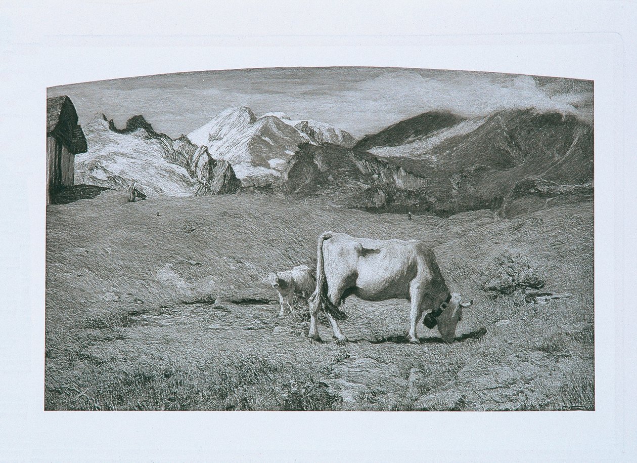 Pastagens de Primavera de Giovanni Segantini