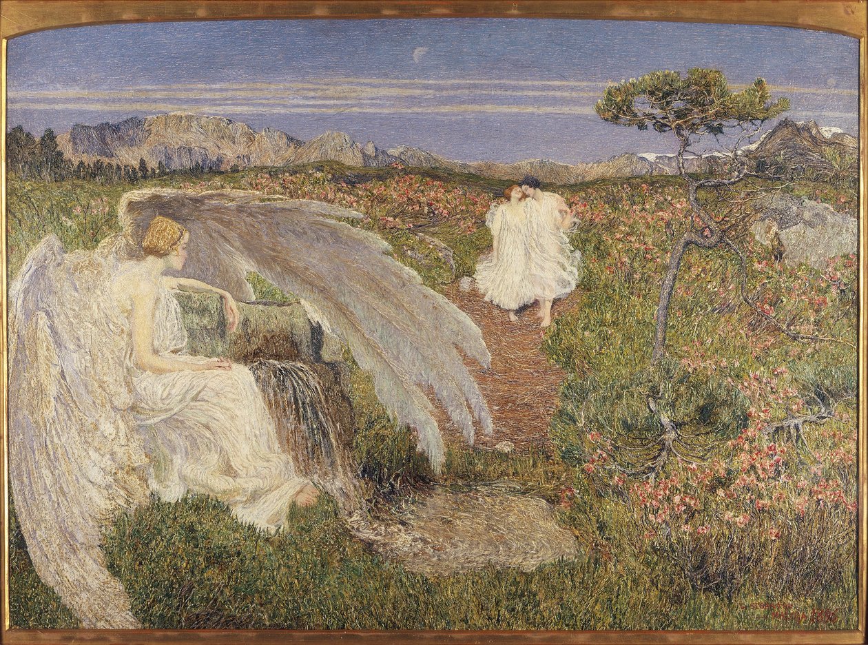 Itália, Amor na Fonte da Vida de Giovanni Segantini