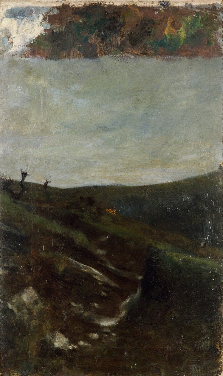 Paisagem perto de Milão de Giovanni Segantini