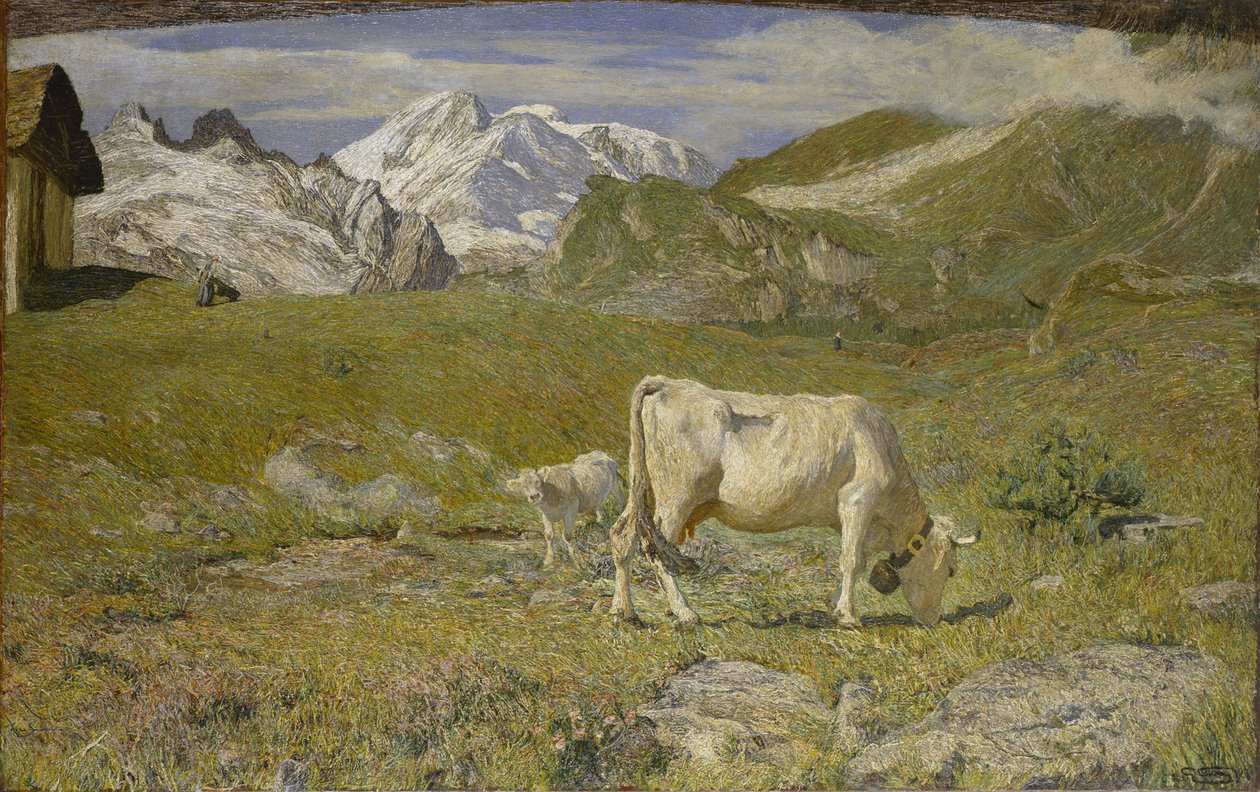 Pastos da primavera Pastos da primavera, 1896. de Giovanni Segantini