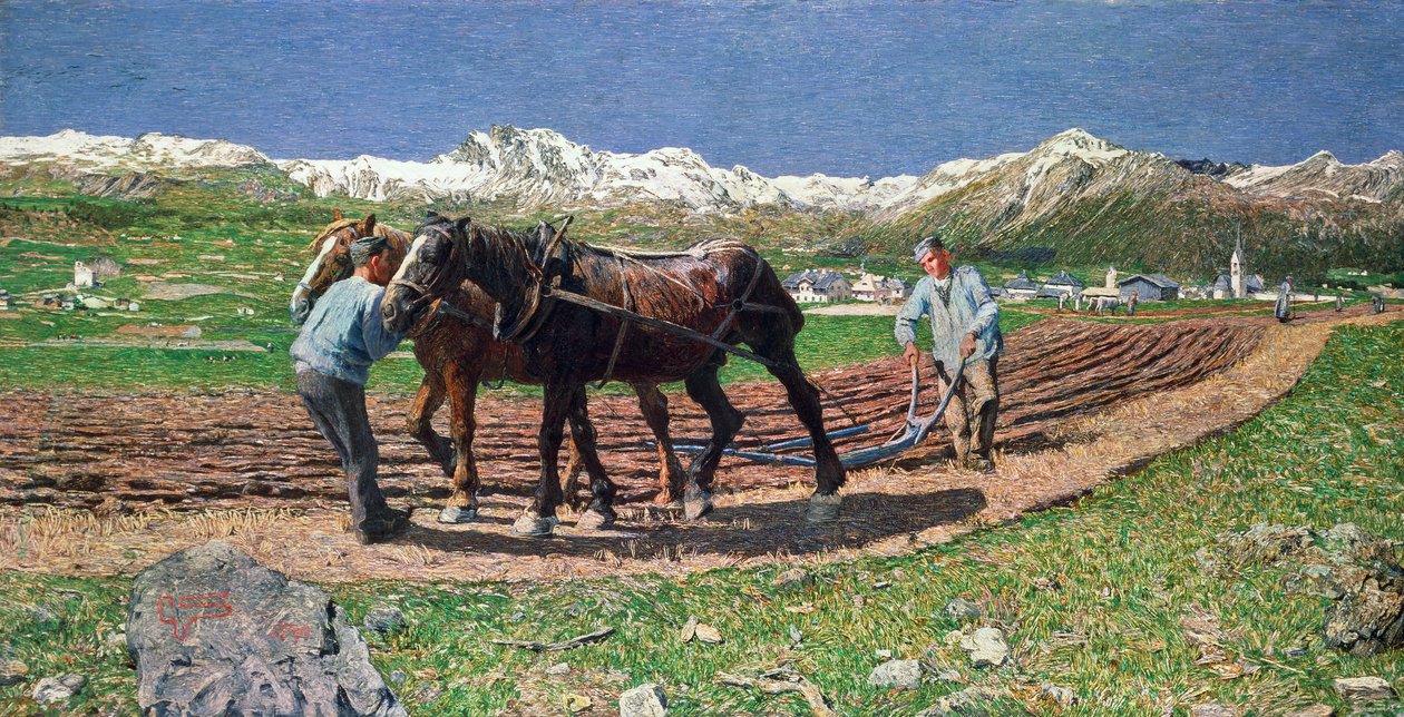 Lavouras de Giovanni Segantini