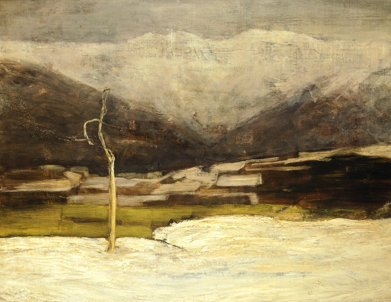 Paisagem do Savognino de Giovanni Segantini