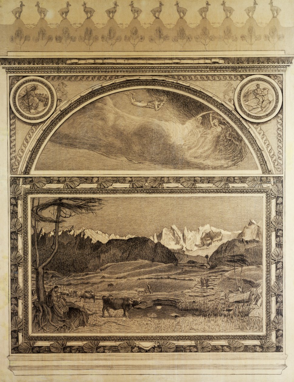 Estudo para o Tríptico dos Alpes, Vida de Giovanni Segantini