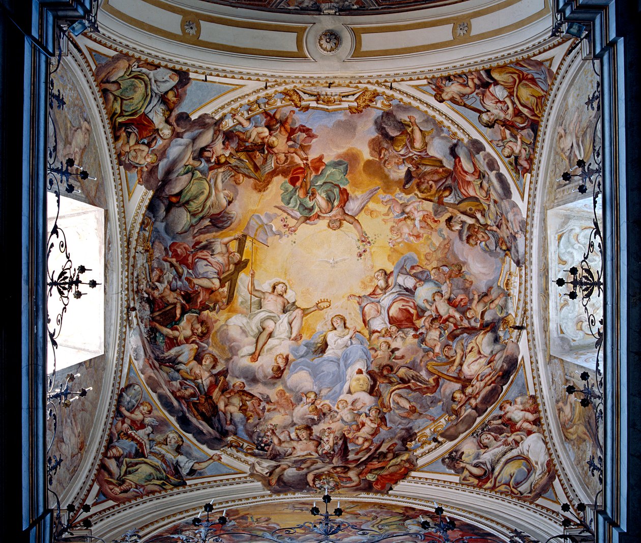 Coroação da Virgem, 1725 de Giovanni Tuccari