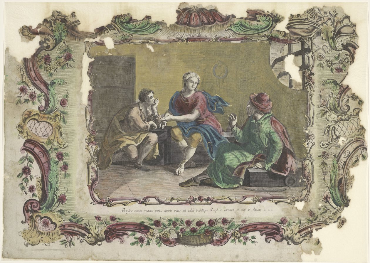 José na prisão A Vida de José (título da série) de Giovanni Volpato
