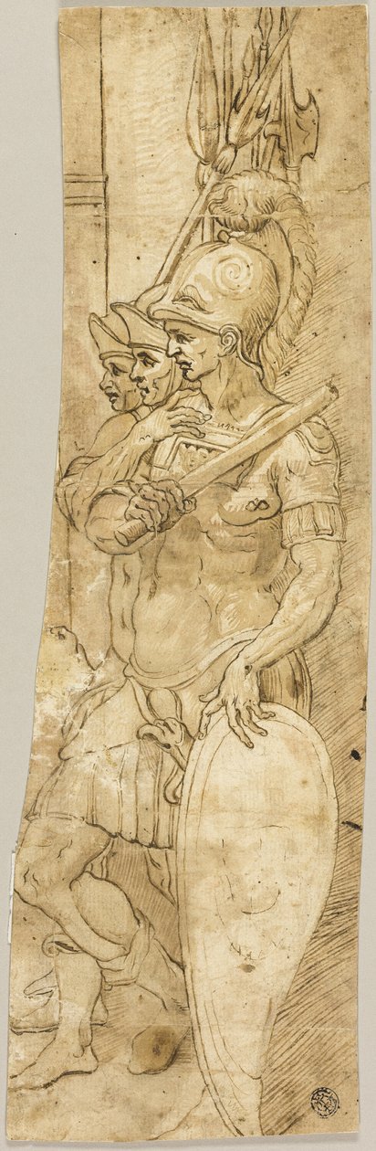 Três Soldados Romanos de Giovanni da Bologna