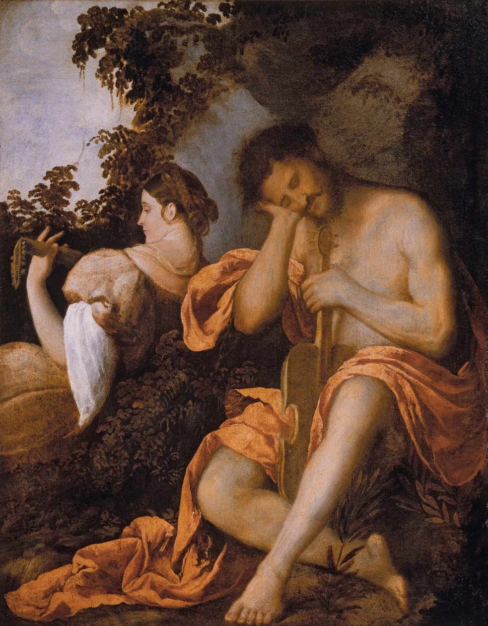 Os músicos, c. 1520 de Giovanni de Busi Cariani