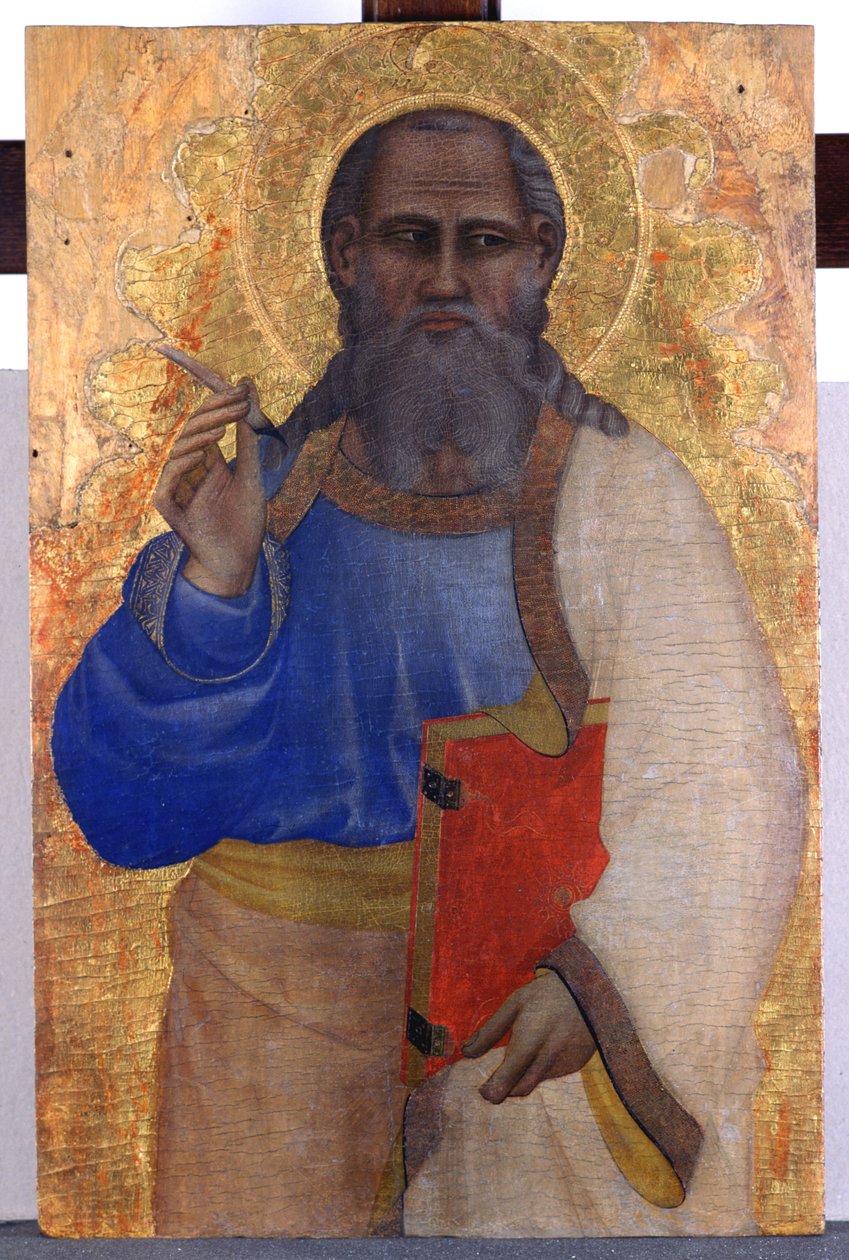 João Evangelista, c.1365 (tempera em madeira de álamo) de Giovanni del Biondo dal Casentino