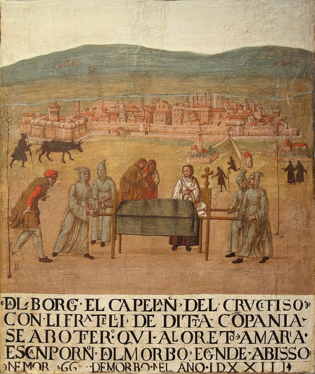 Peregrinação da Compagnia del Crocifisso a Loreto, primeira metade do séc. de Giovanni del Leone