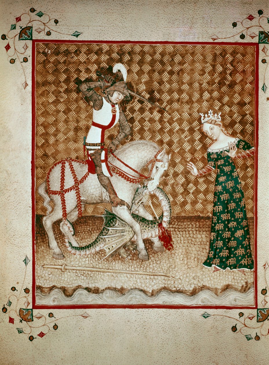 São Jorge matando o dragão de Giovanni di Benedetto da Como
