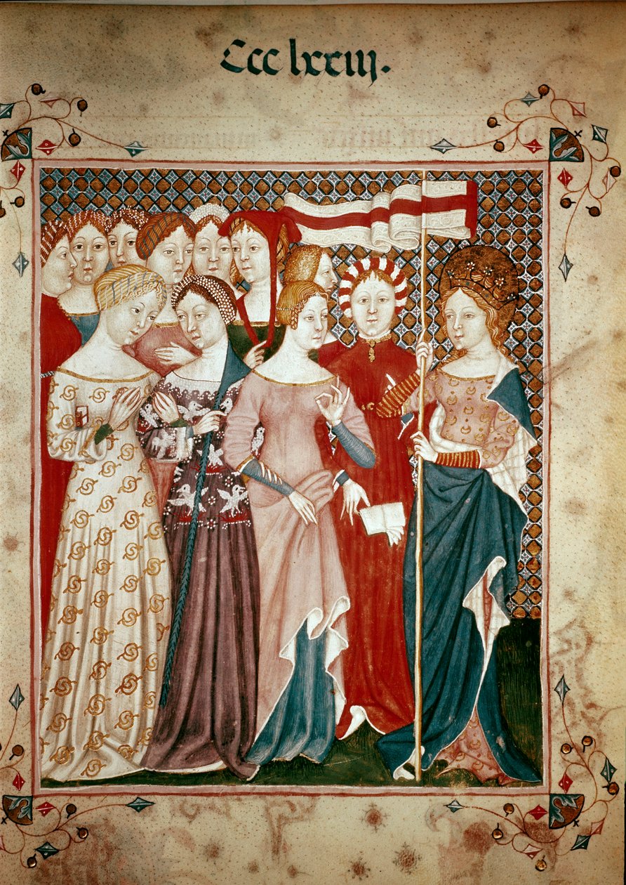 A princesa bretã Santa Úrsula e seu subsequente de Giovanni di Benedetto da Como
