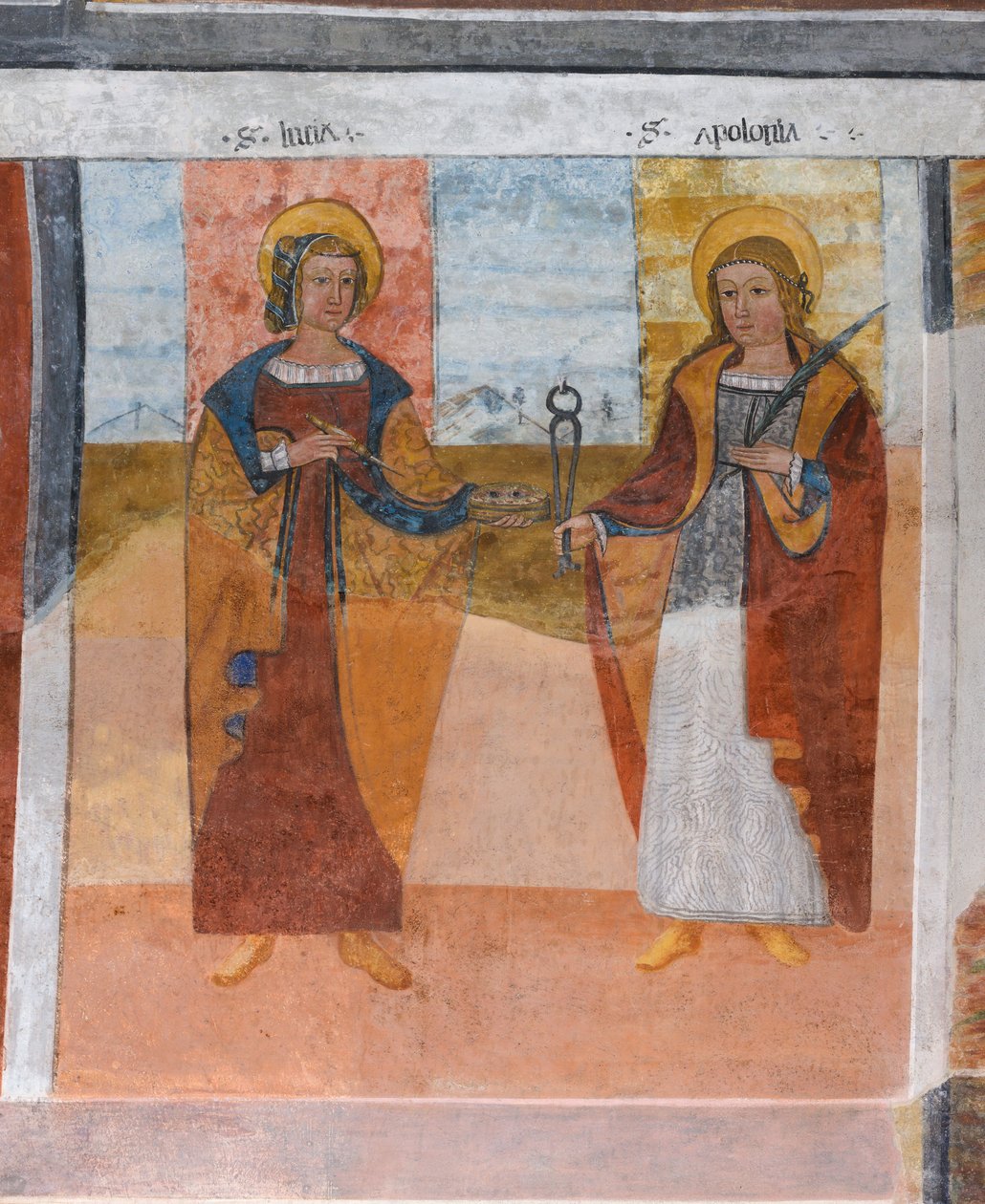Santa Luzia e Santa Apolónia de Giovanni di Cherasco Botoneri