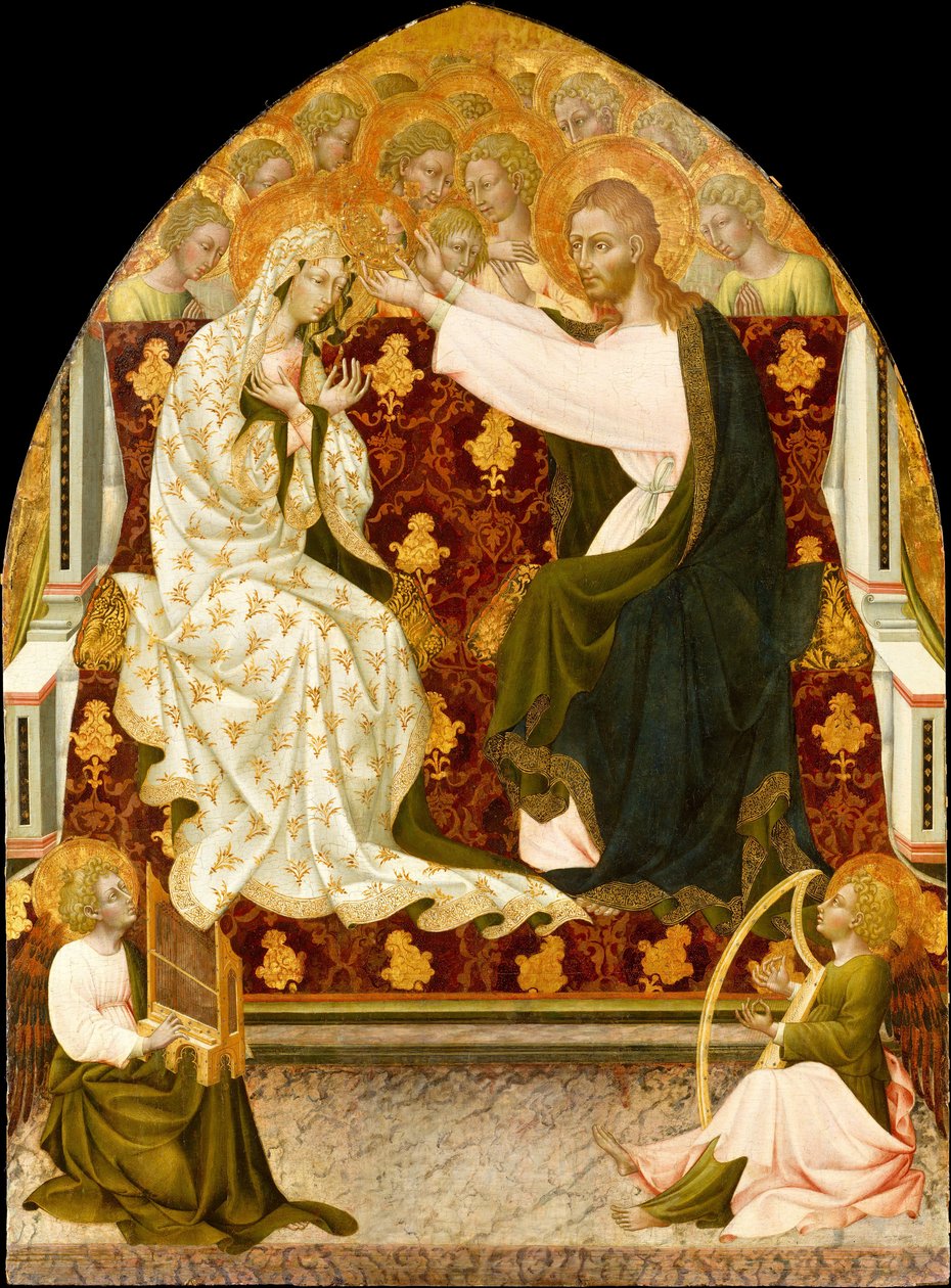 Coroação da Virgem, ca. 1455 de Giovanni di Paolo