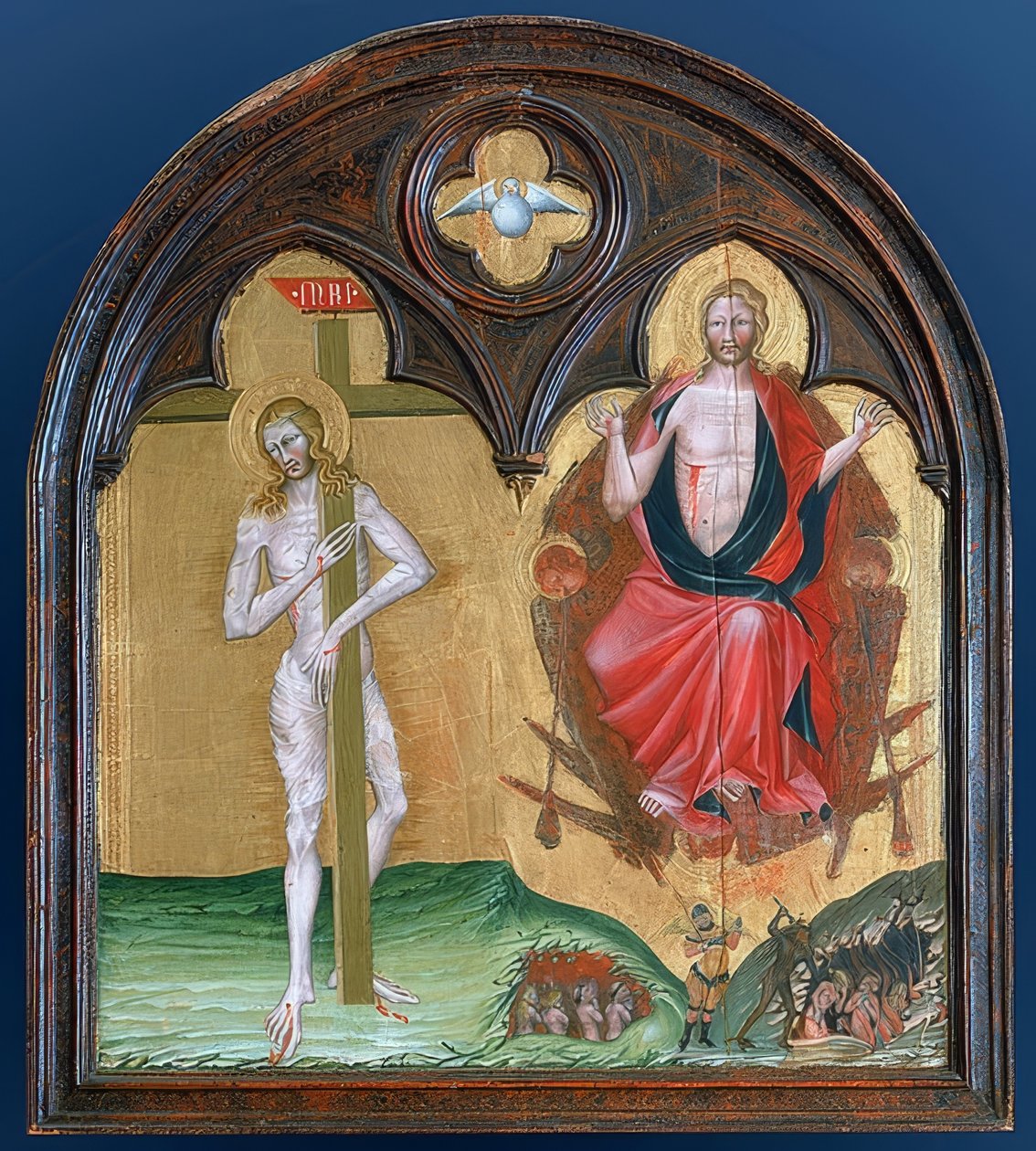 O sofrimento e o Cristo triunfante de Giovanni di Paolo