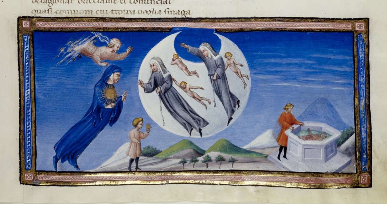 MS 36. fol 133 r Canto III, Ilustração de 