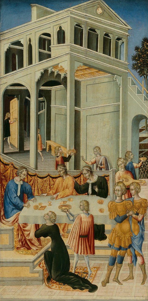 Salomé pede a Herodes a cabeça de São João Batista de Giovanni di Paolo