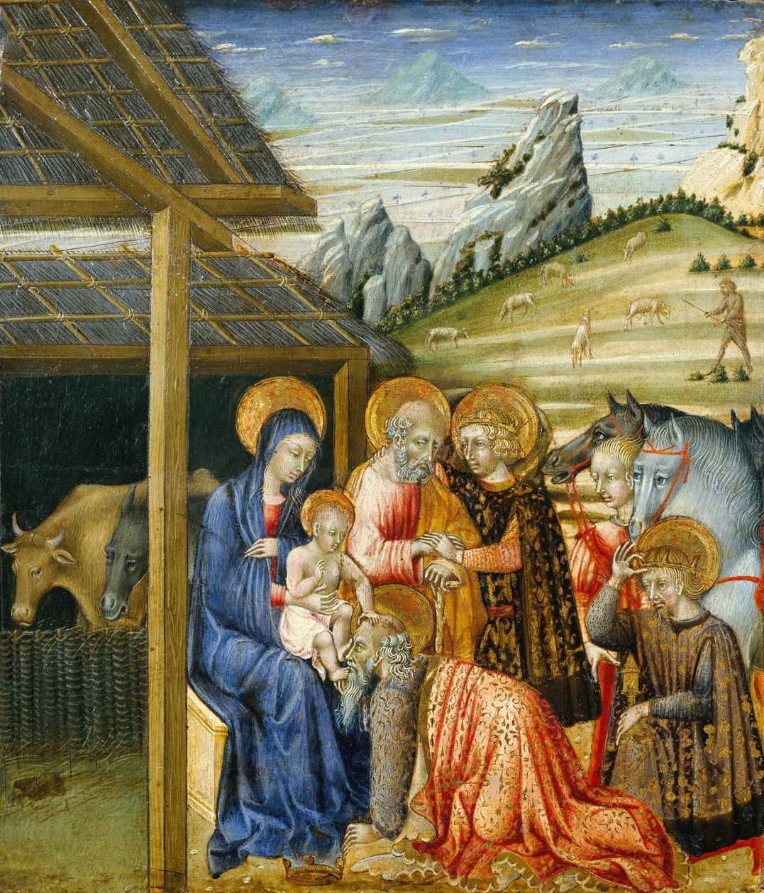 A Adoração dos Magos, ca. 1460 de Giovanni di Paolo