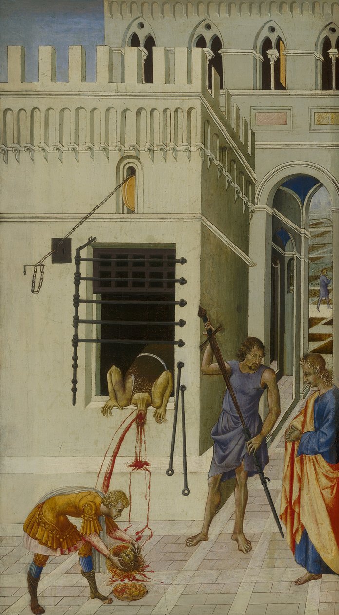 A decapitação de São João Batista de Giovanni di Paolo