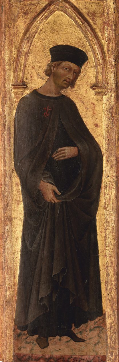 O Beato Andrea Gallerani morreu em 1251, 1447-65. de Giovanni di Paolo