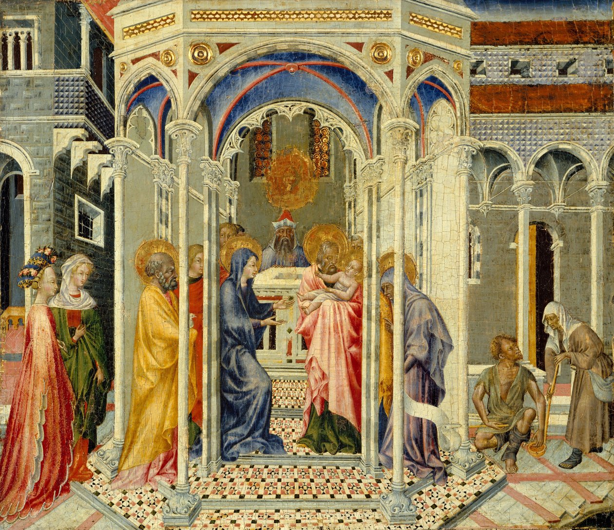 A Apresentação de Cristo no Templo, ca. 1435 de Giovanni di Paolo