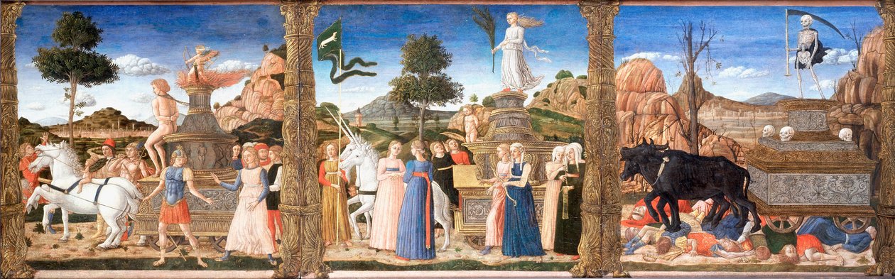 Os triunfos de Petrarca de Girolamo da Cremona