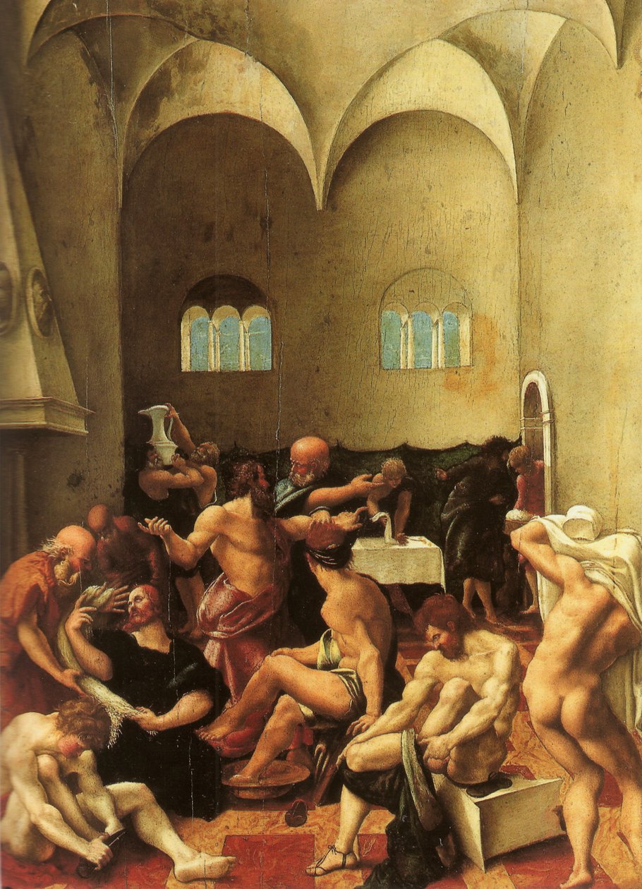 A lavagem dos pés de Girolamo del Pacchia