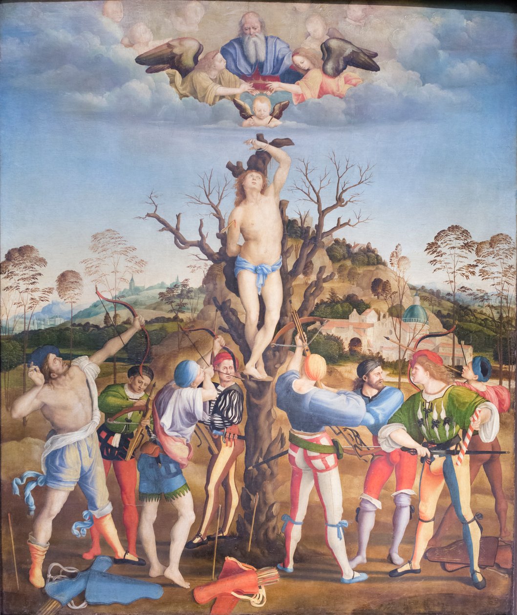 Martírio de São Sebastião de Girolamo Genga