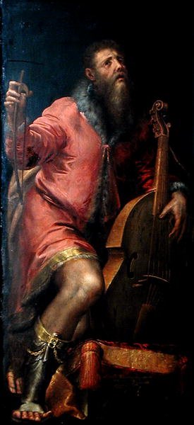 Violoncelista, c.1562 de Girolamo Mazzola Bedoli
