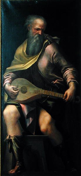 Tocador de alaúde, c.1562 de Girolamo Mazzola Bedoli