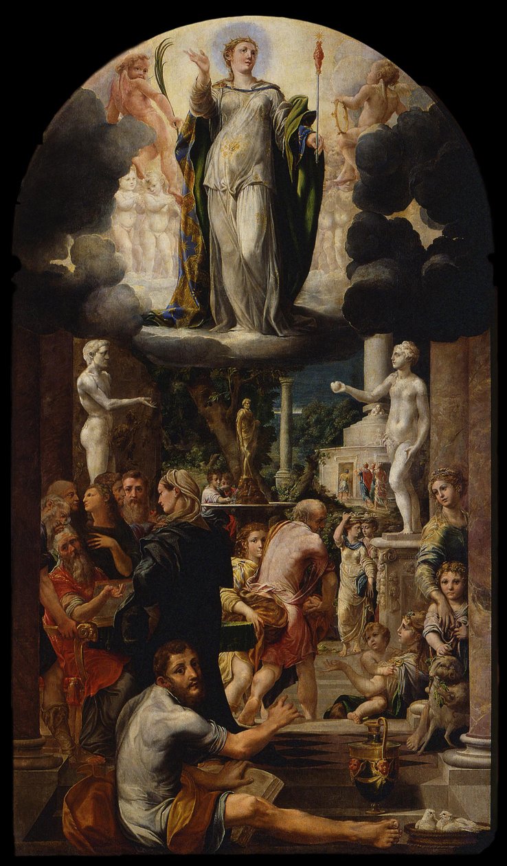 A Imaculada Conceição da Virgem, 1539 de Girolamo Mazzola Bedoli