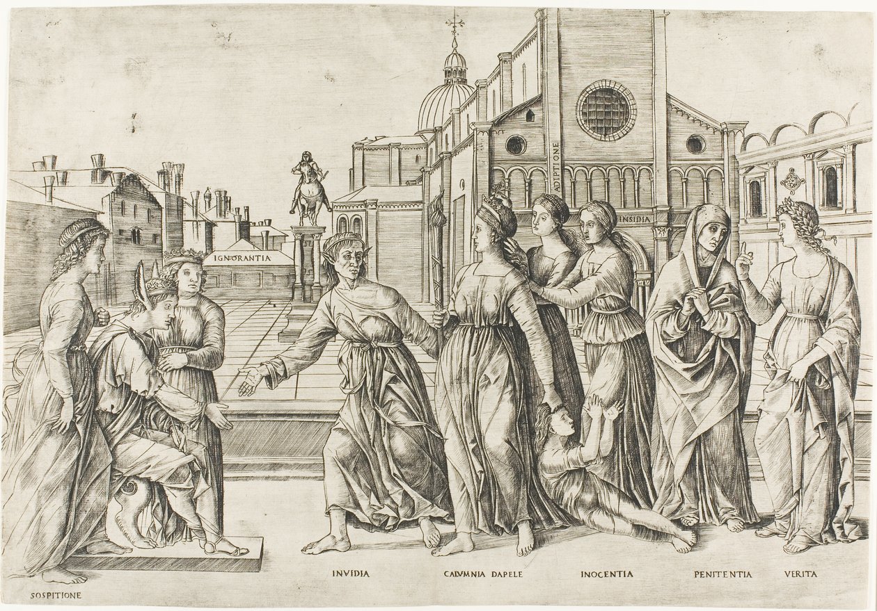 A Calúnia de Apeles de Girolamo Mocetto