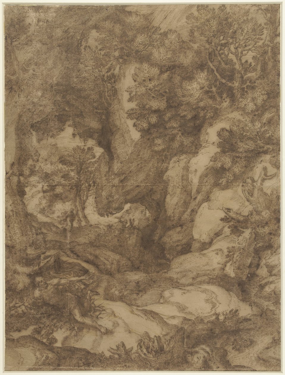 São Bento numa paisagem de Girolamo Muziano