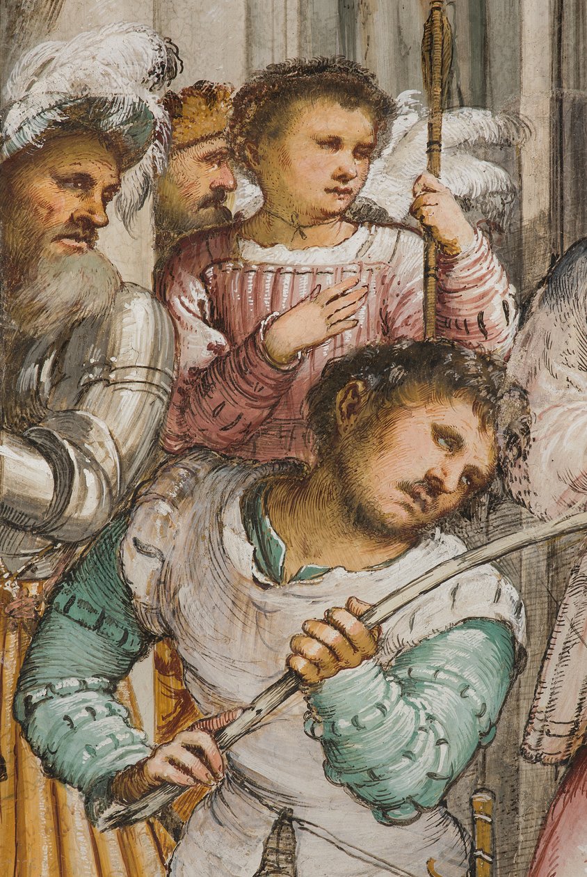 Nave Central, Quarta Espanha do Sul, Coroação de Espinhos, Girolamo Romanino de Girolamo Romanino