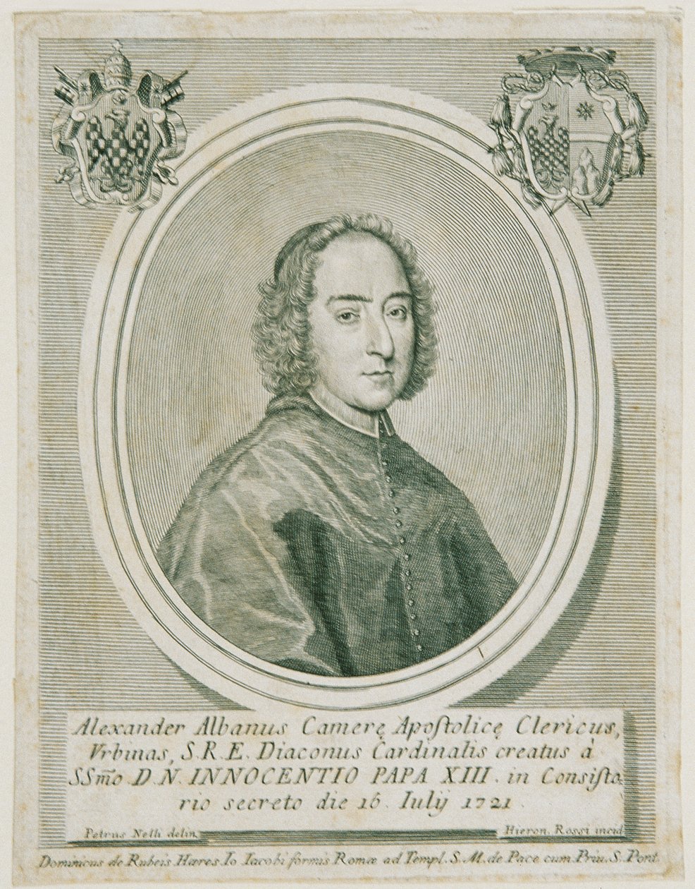 Kardinal Alessandro Albani de Girolamo Rossi