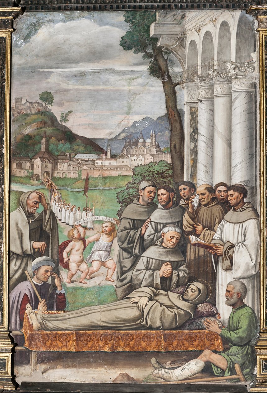 A Morte de Santo António, Escola do Santo de Girolamo Tessari