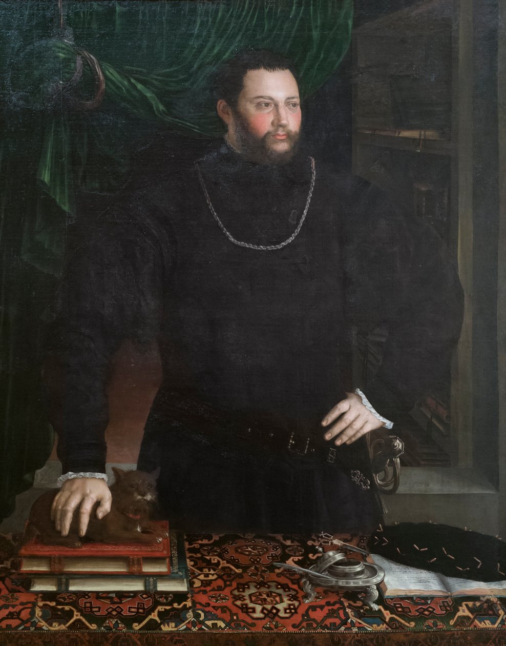 Retrato de um cavalheiro de Girolamo da Carpi
