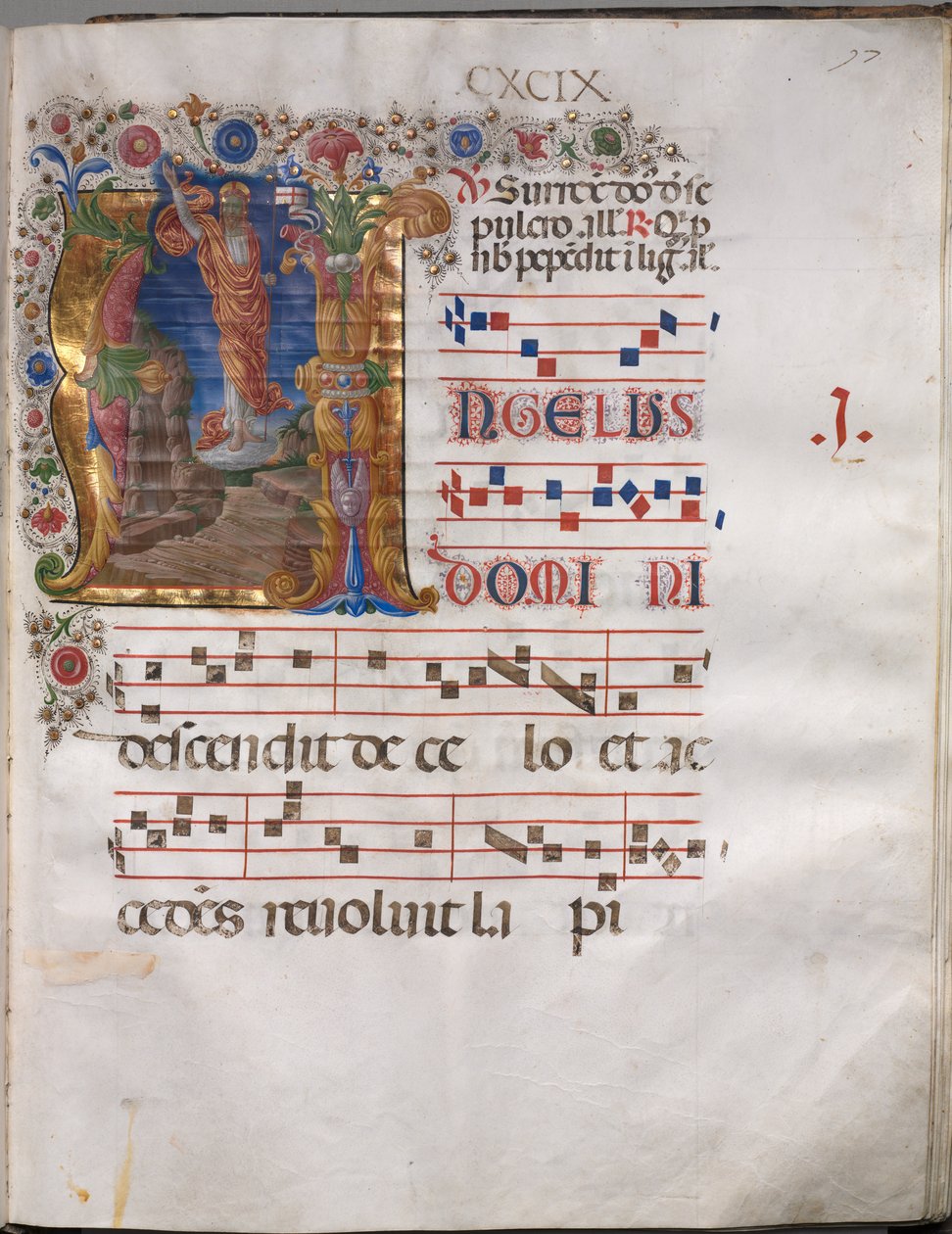 Antifonário, c. 1470-1480. de Girolamo da Cremona