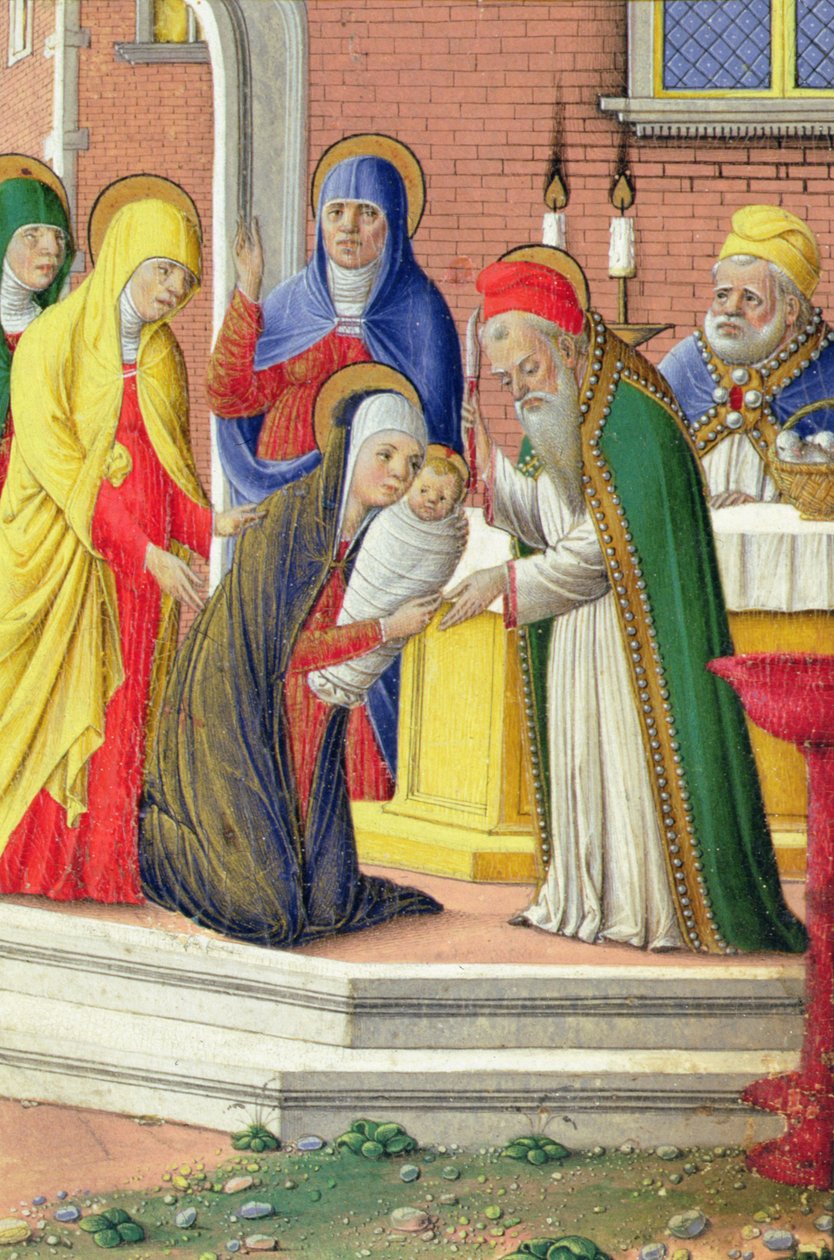 Apresentação no Templo, c.1465 de Girolamo da Cremona
