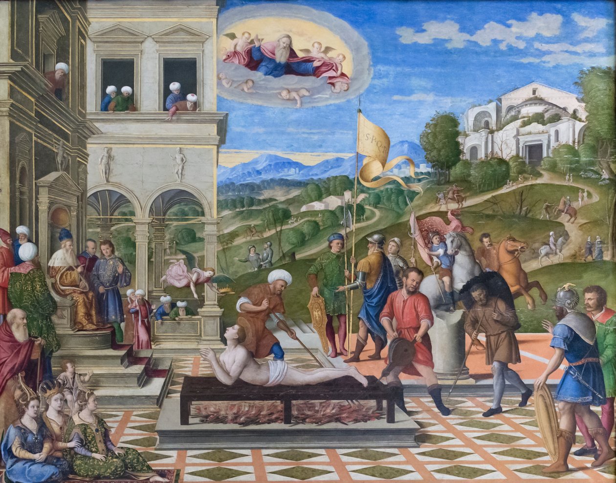 Martírio de São Lourenço de Girolamo da Santacroce