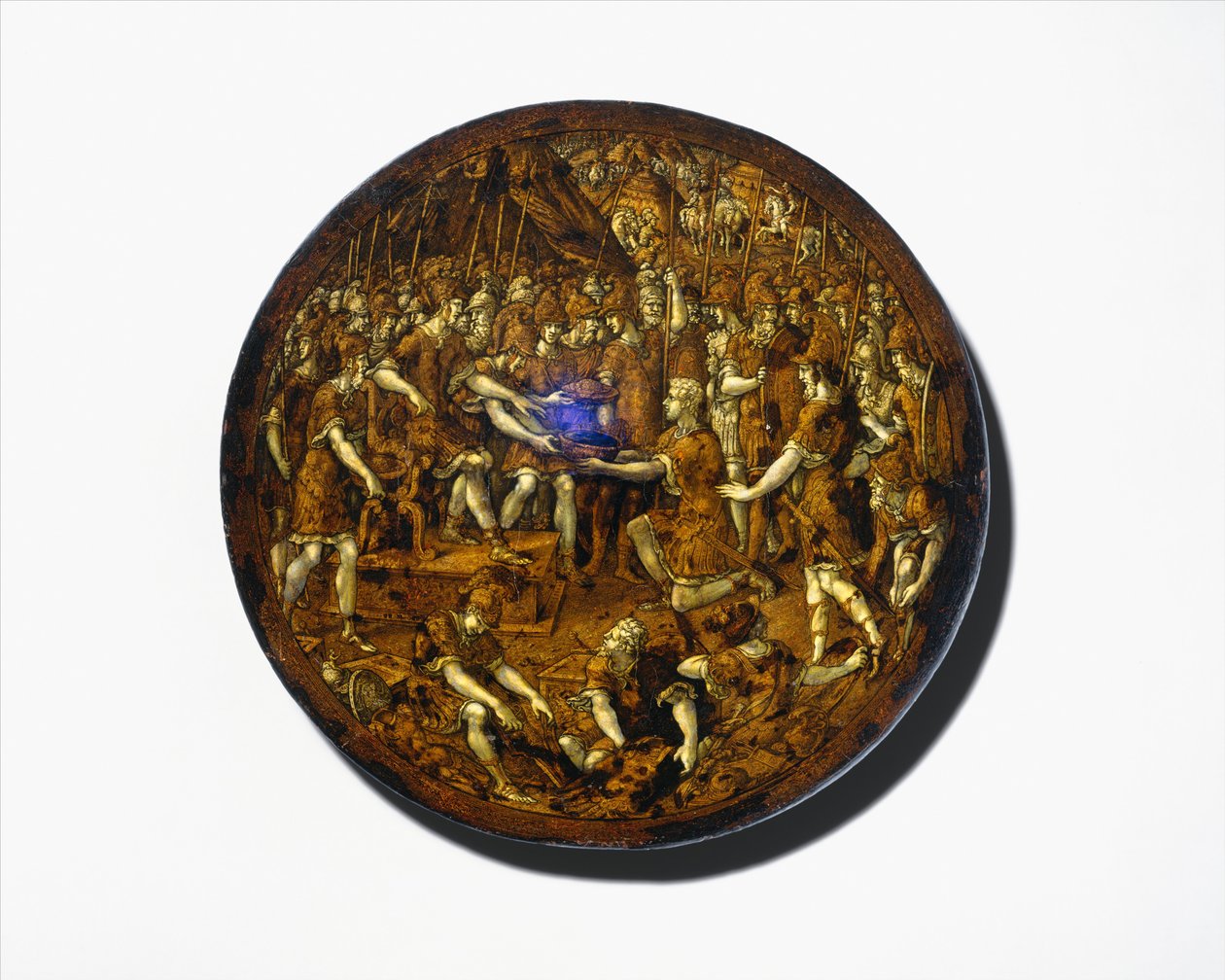 Shield, italiano, provavelmente Bolonha, ca. 1535. de Girolamo da Treviso